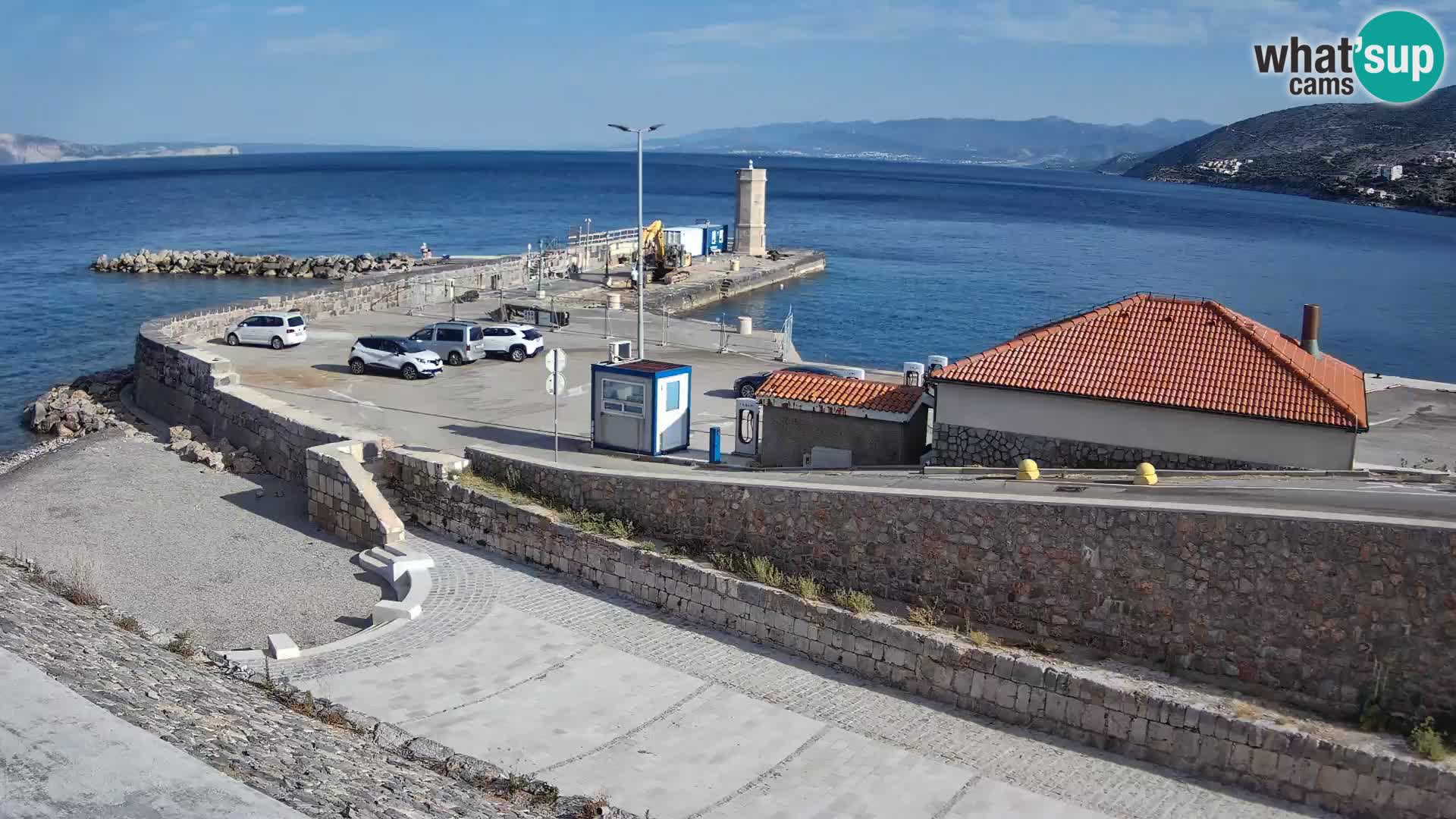 Senj Harbour Webcam – Breakwater & Lighthouse Live View
