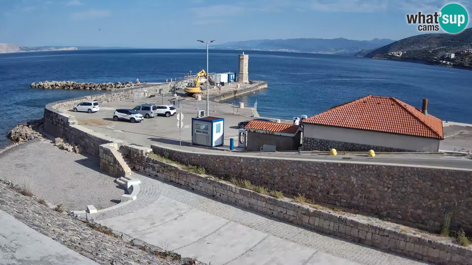 Webcam Porto di Segna – Frangiflutti e Faro in diretta