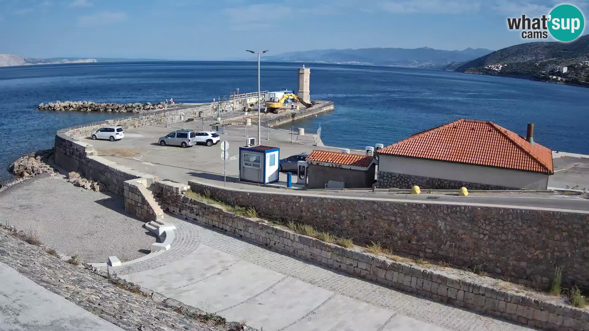 Senj Harbour Webcam – Breakwater & Lighthouse Live View