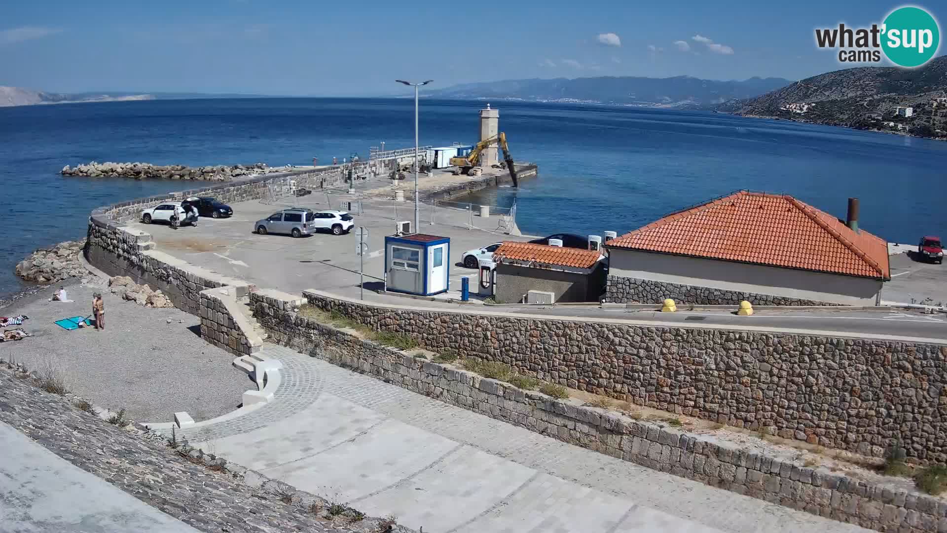 Webcam Porto di Segna – Frangiflutti e Faro in diretta