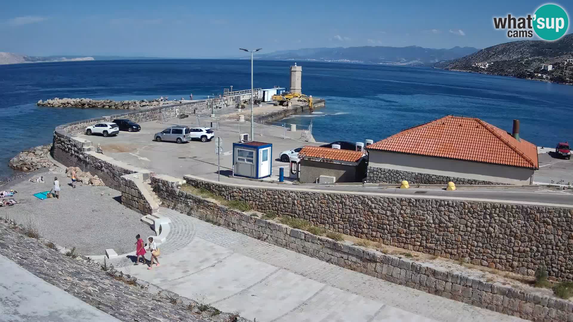 Senj Harbour Webcam – Breakwater & Lighthouse Live View