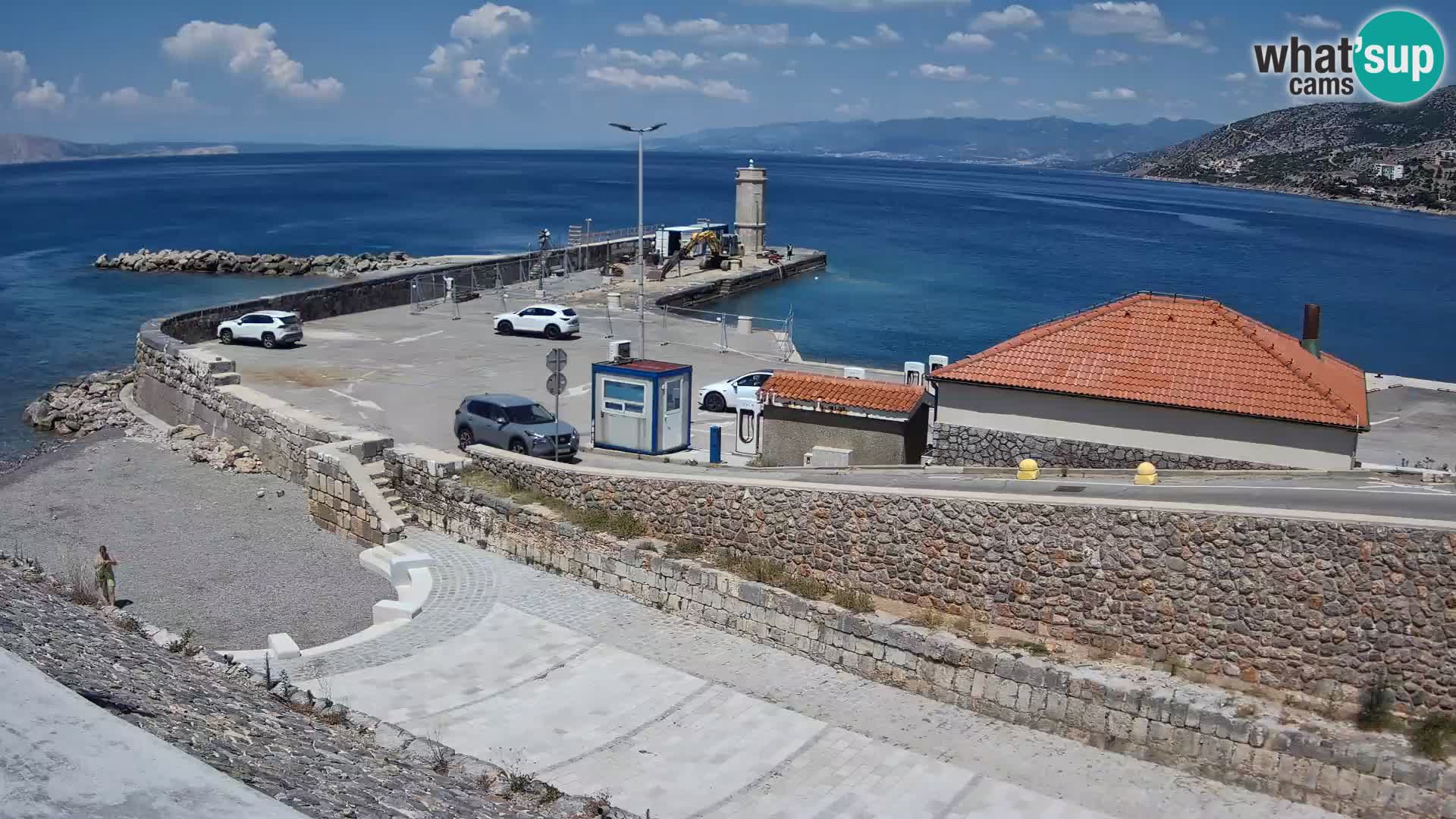 Webcam Porto di Segna – Frangiflutti e Faro in diretta