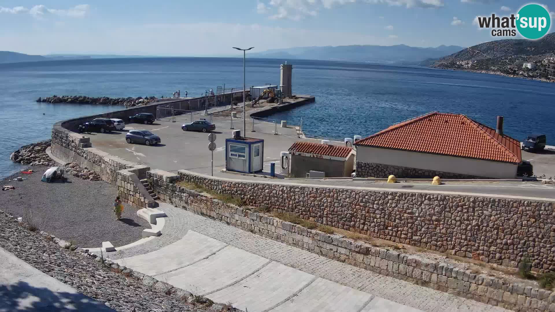Senj Harbour Webcam – Breakwater & Lighthouse Live View