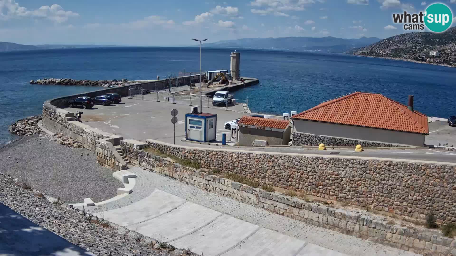 Senj Harbour Webcam – Breakwater & Lighthouse Live View