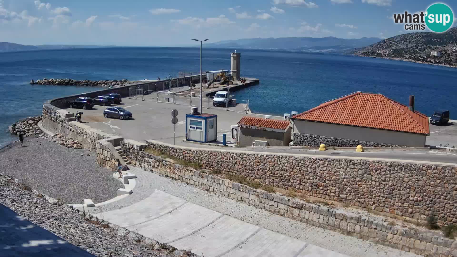 Senj Harbour Webcam – Breakwater & Lighthouse Live View