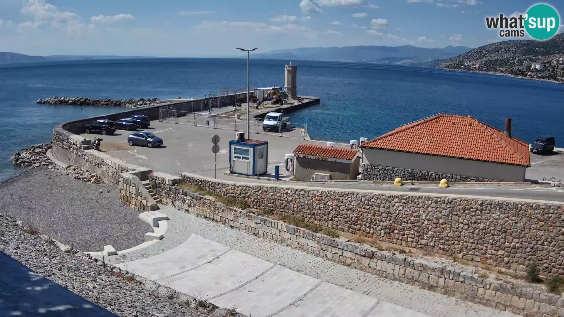 Senj Harbour Webcam – Breakwater & Lighthouse Live View