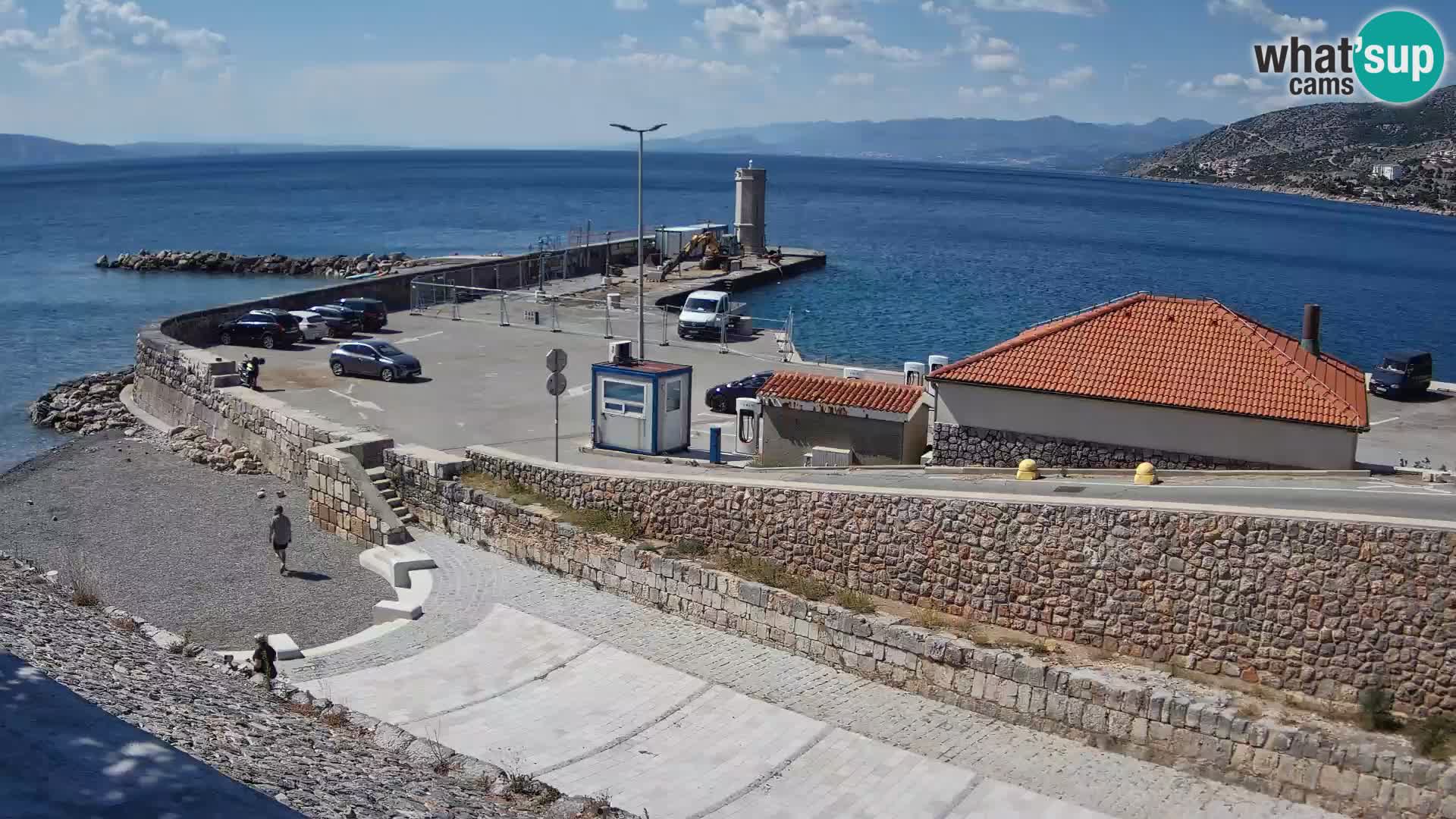Webcam Porto di Segna – Frangiflutti e Faro in diretta
