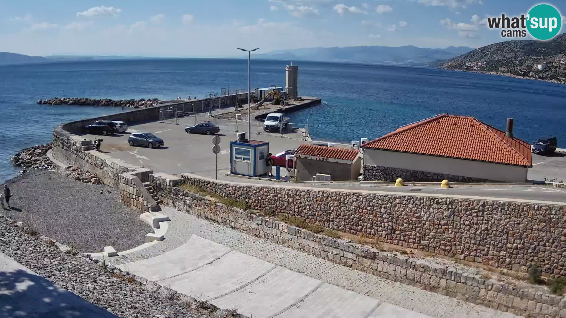 Webcam Porto di Segna – Frangiflutti e Faro in diretta