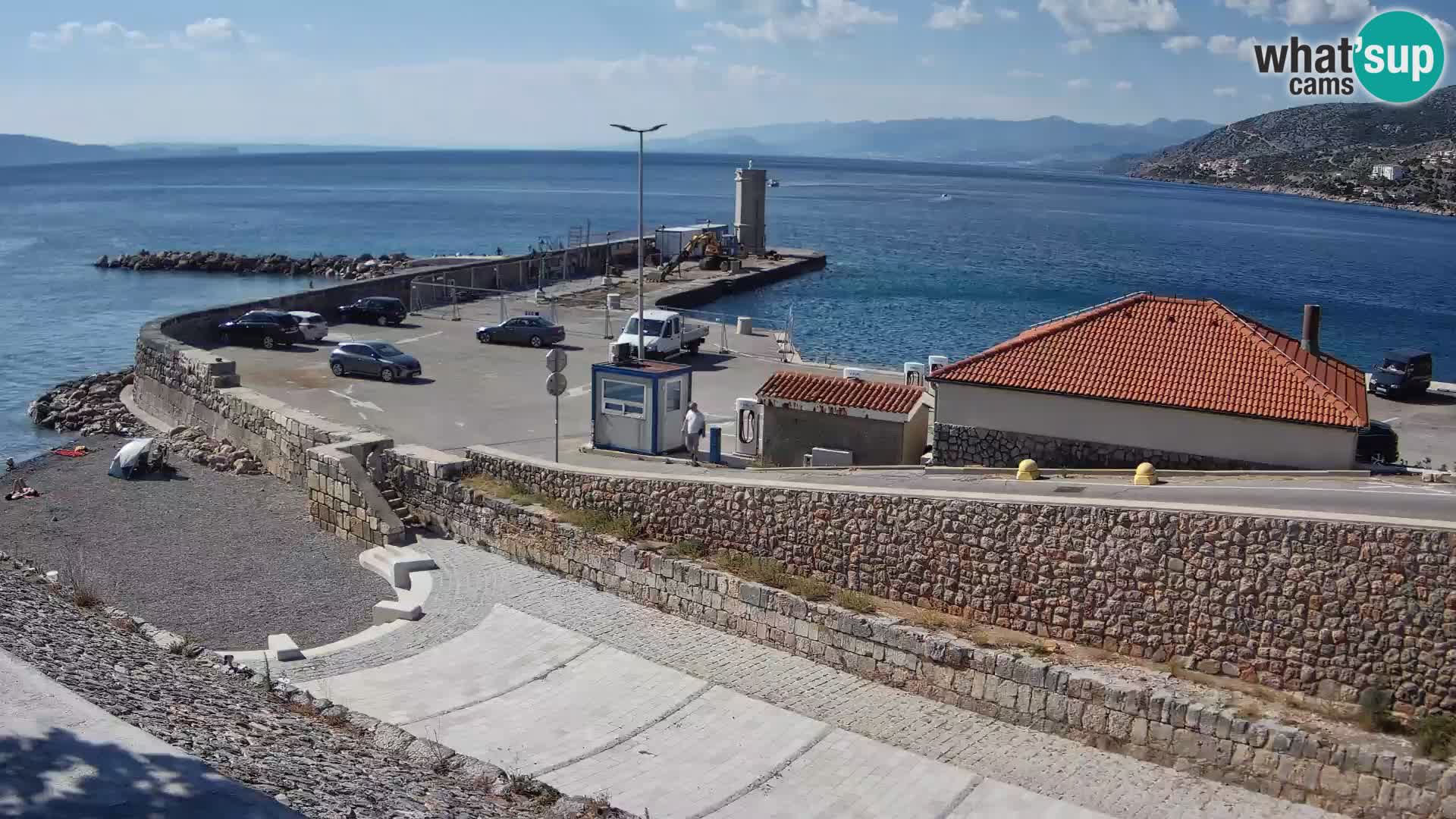Senj Harbour Webcam – Breakwater & Lighthouse Live View