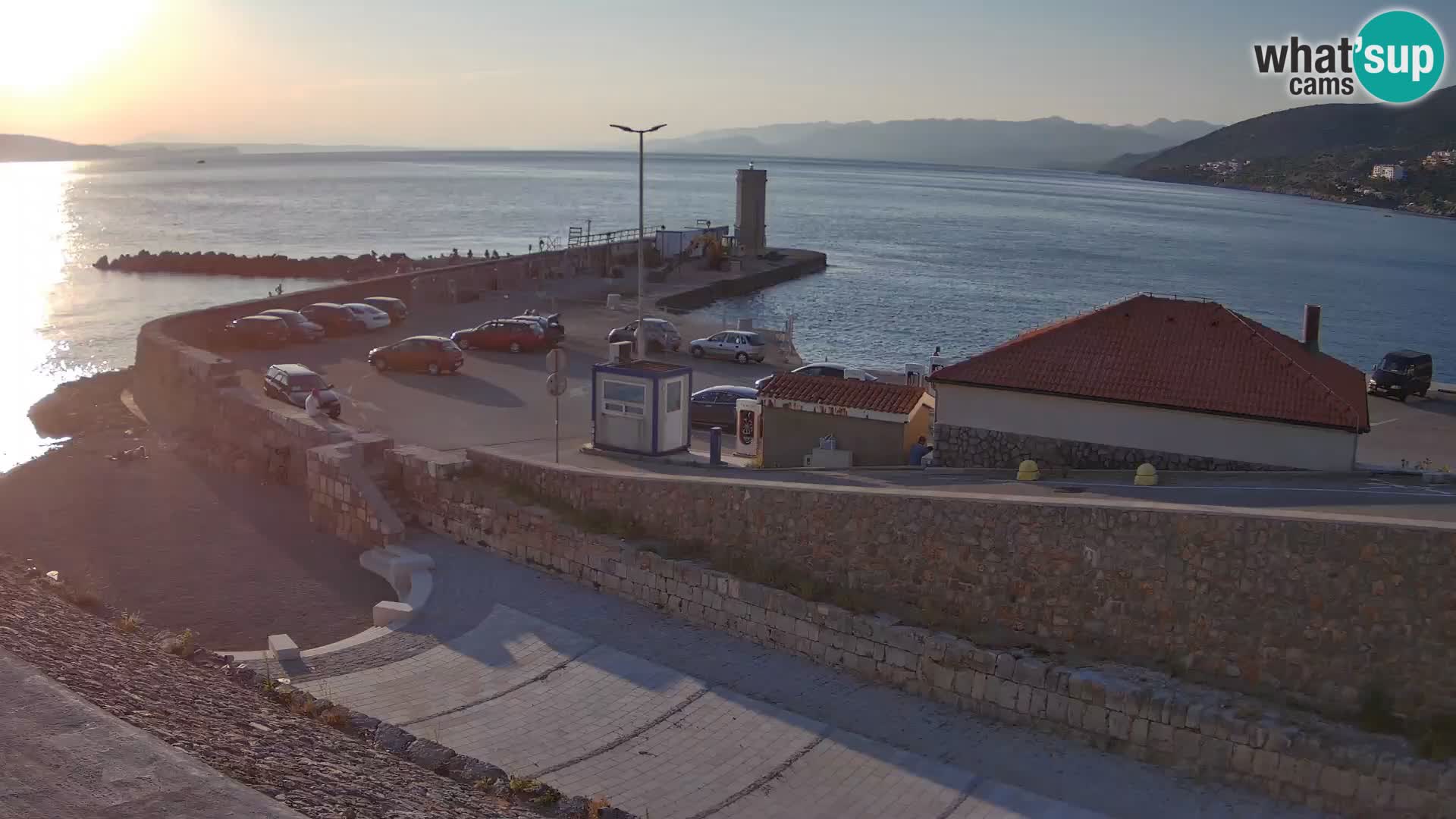 Senj Harbour Webcam – Breakwater & Lighthouse Live View