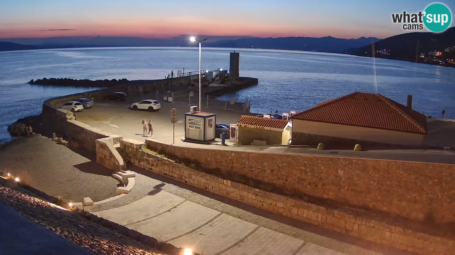 Senj Harbour Webcam – Breakwater & Lighthouse Live View