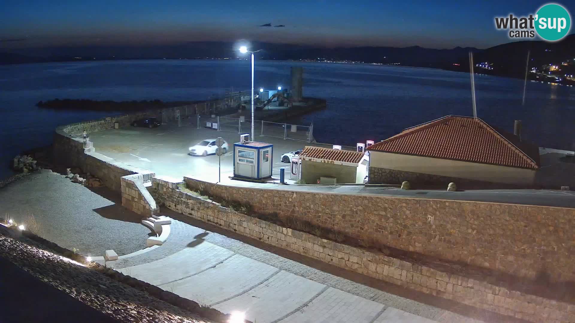 Senj Harbour Webcam – Breakwater & Lighthouse Live View