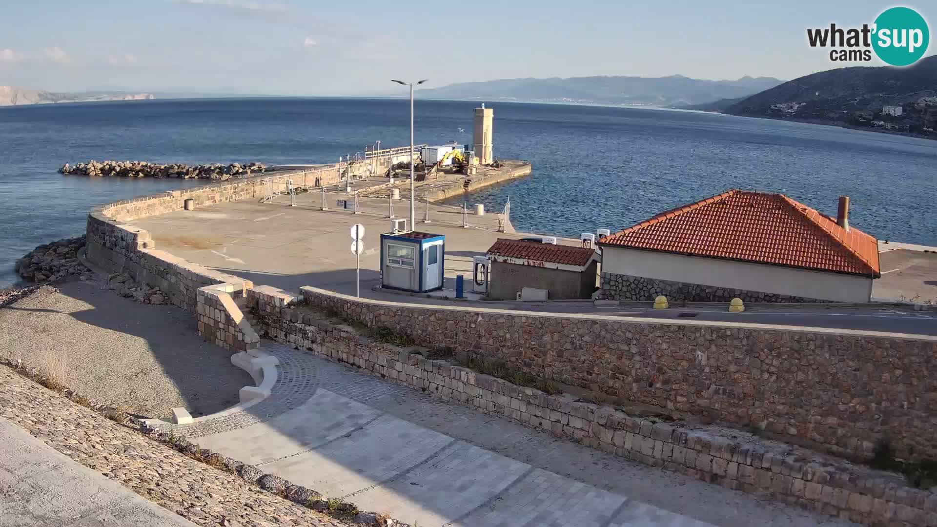 Senj Harbour Webcam – Breakwater & Lighthouse Live View