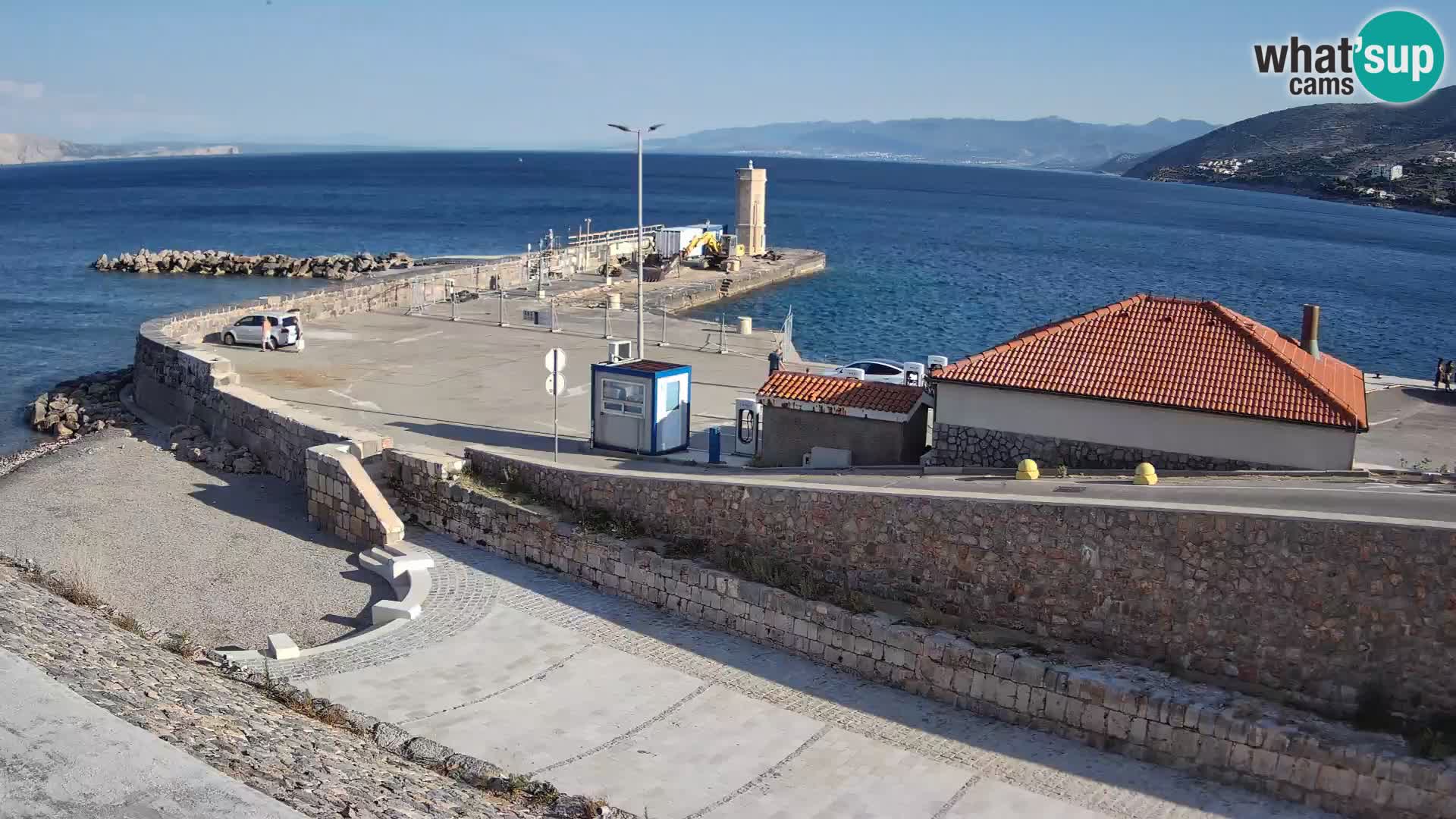 Senj Harbour Webcam – Breakwater & Lighthouse Live View