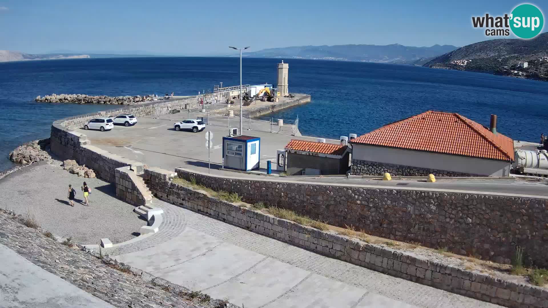 Webcam Porto di Segna – Frangiflutti e Faro in diretta