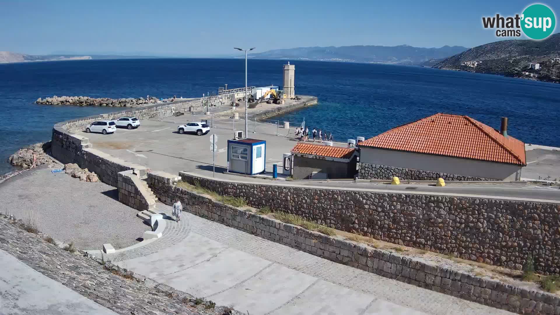 Senj Harbour Webcam – Breakwater & Lighthouse Live View