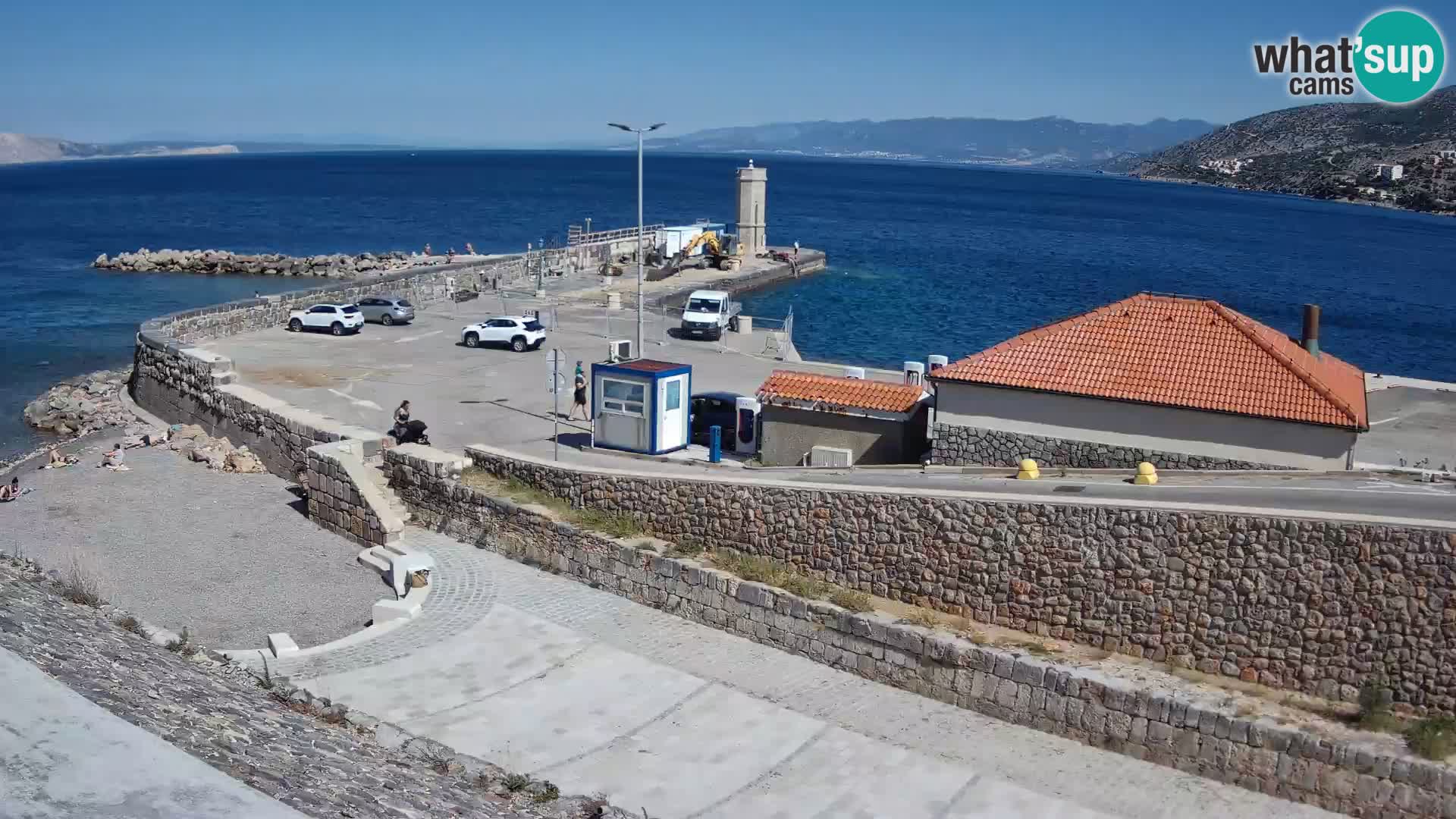 Web kamera Senj luka – Lukobran i svjetionik uživo