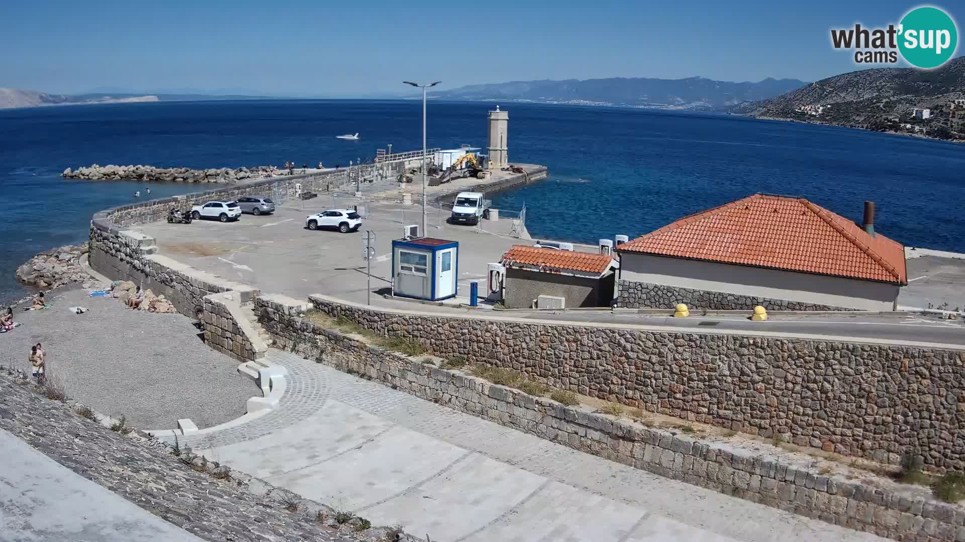 Senj Harbour Webcam – Breakwater & Lighthouse Live View