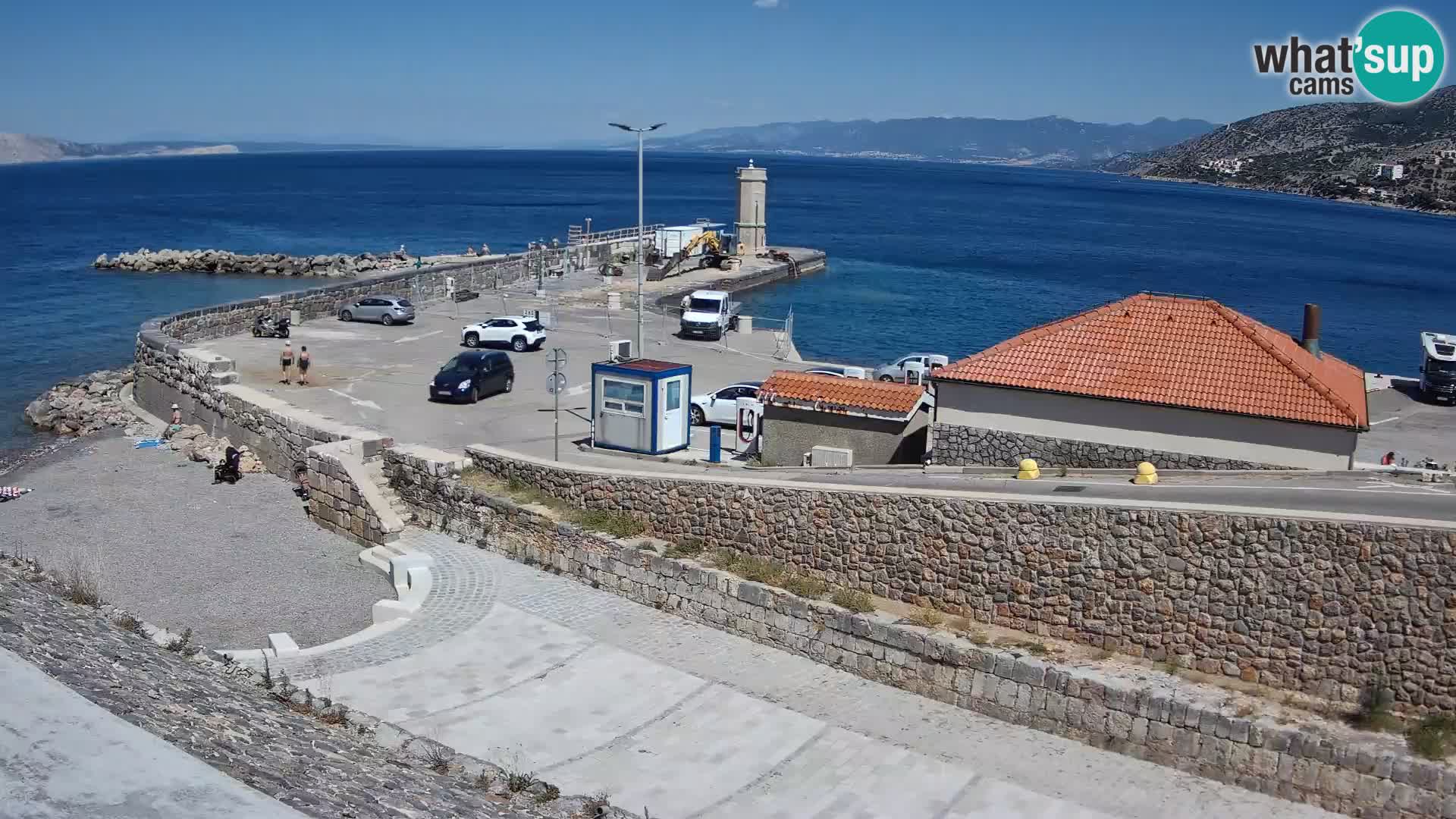 Webcam Porto di Segna – Frangiflutti e Faro in diretta