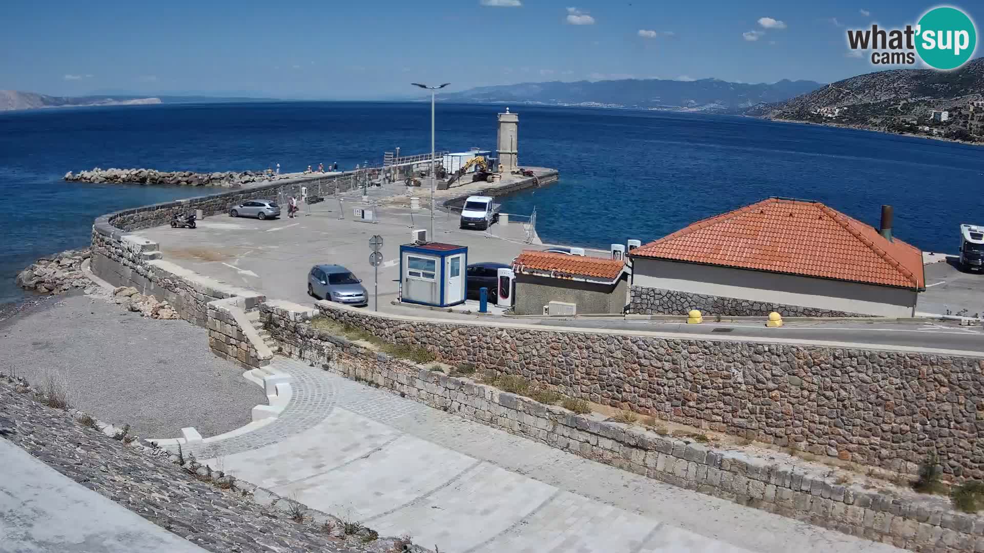 Webcam Porto di Segna – Frangiflutti e Faro in diretta