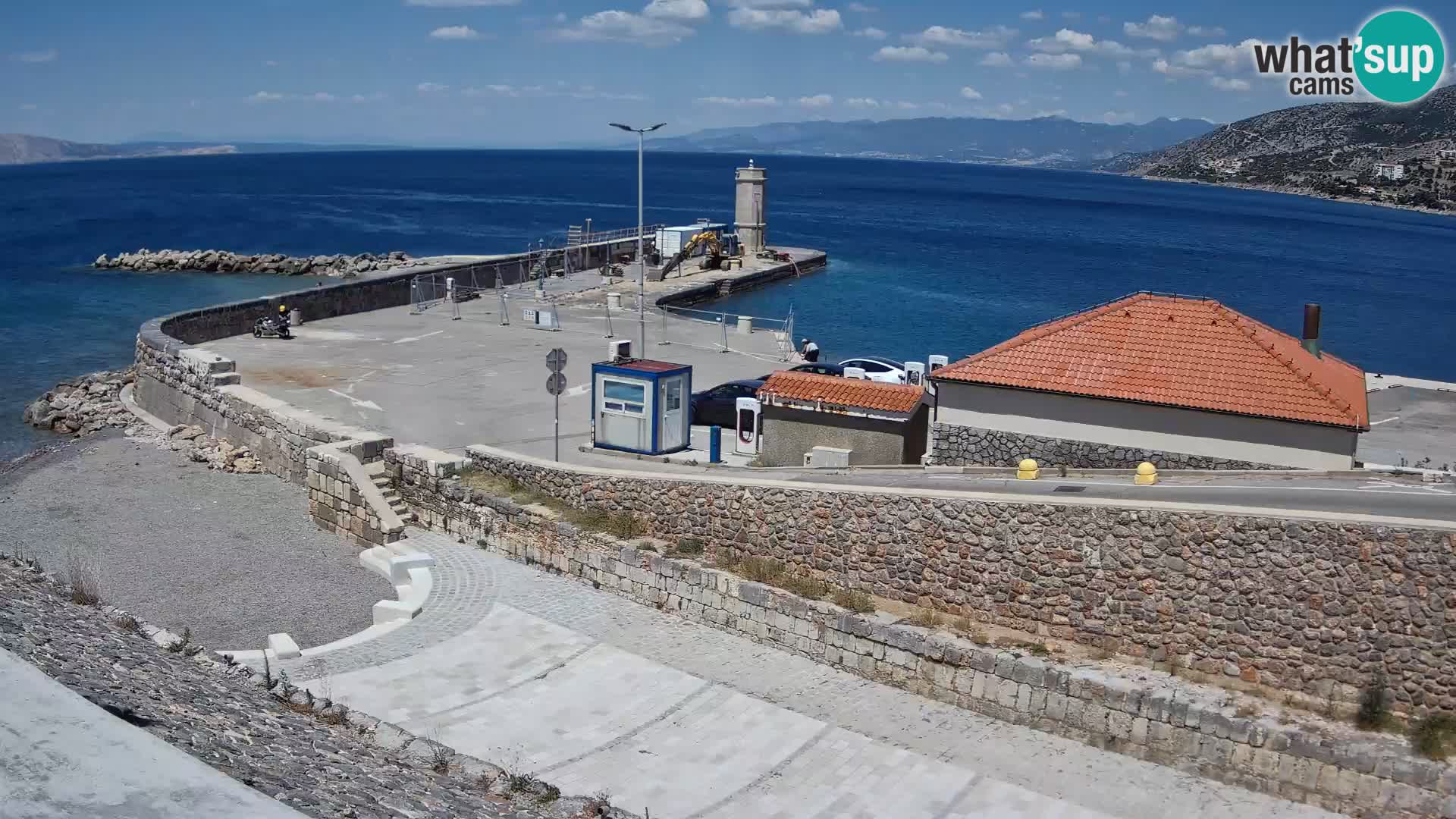 Web kamera Senj luka – Lukobran i svjetionik uživo