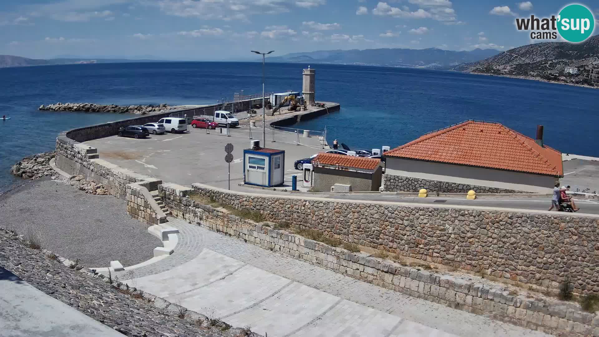 Webcam Porto di Segna – Frangiflutti e Faro in diretta