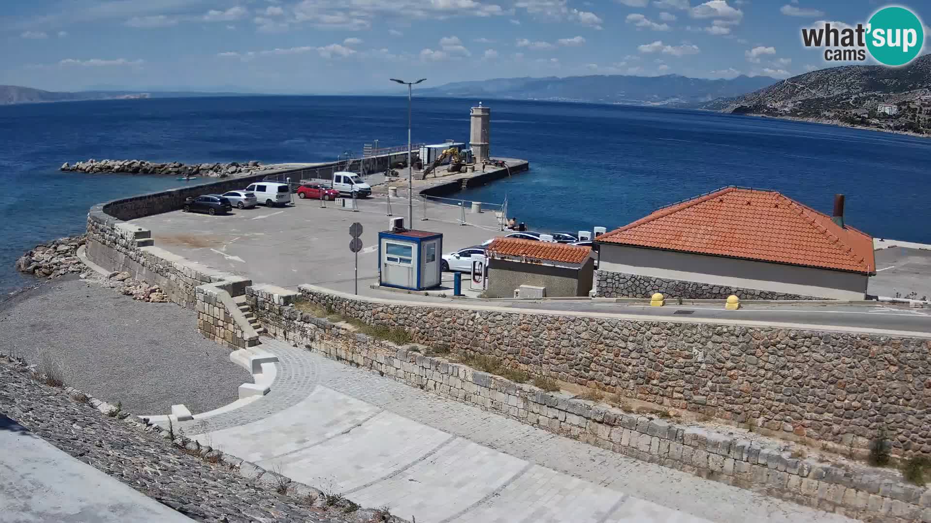 Webcam Porto di Segna – Frangiflutti e Faro in diretta