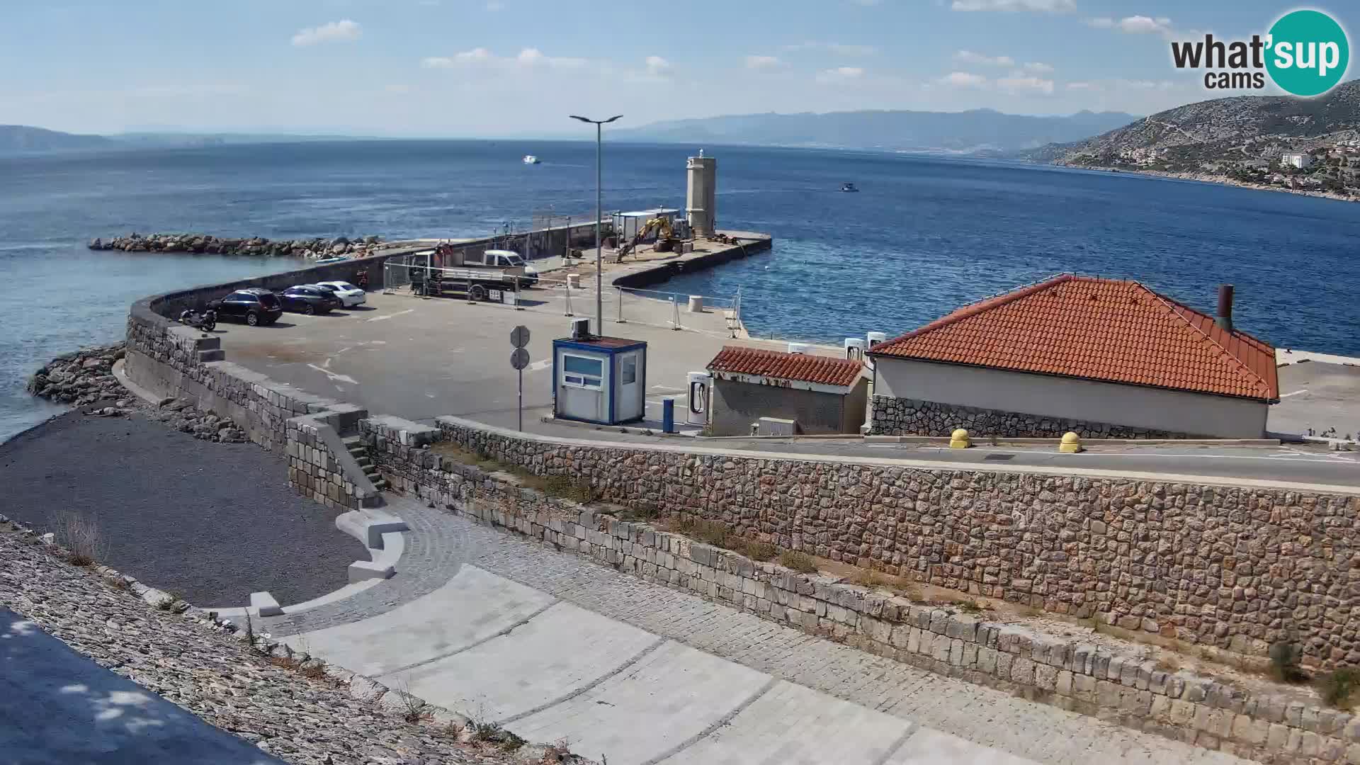 Senj Harbour Webcam – Breakwater & Lighthouse Live View
