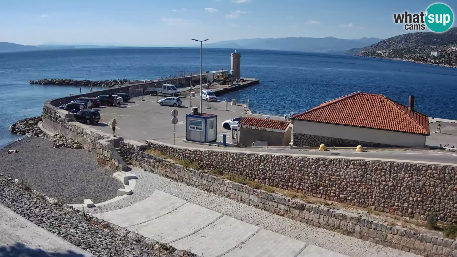 Senj Harbour Webcam – Breakwater & Lighthouse Live View
