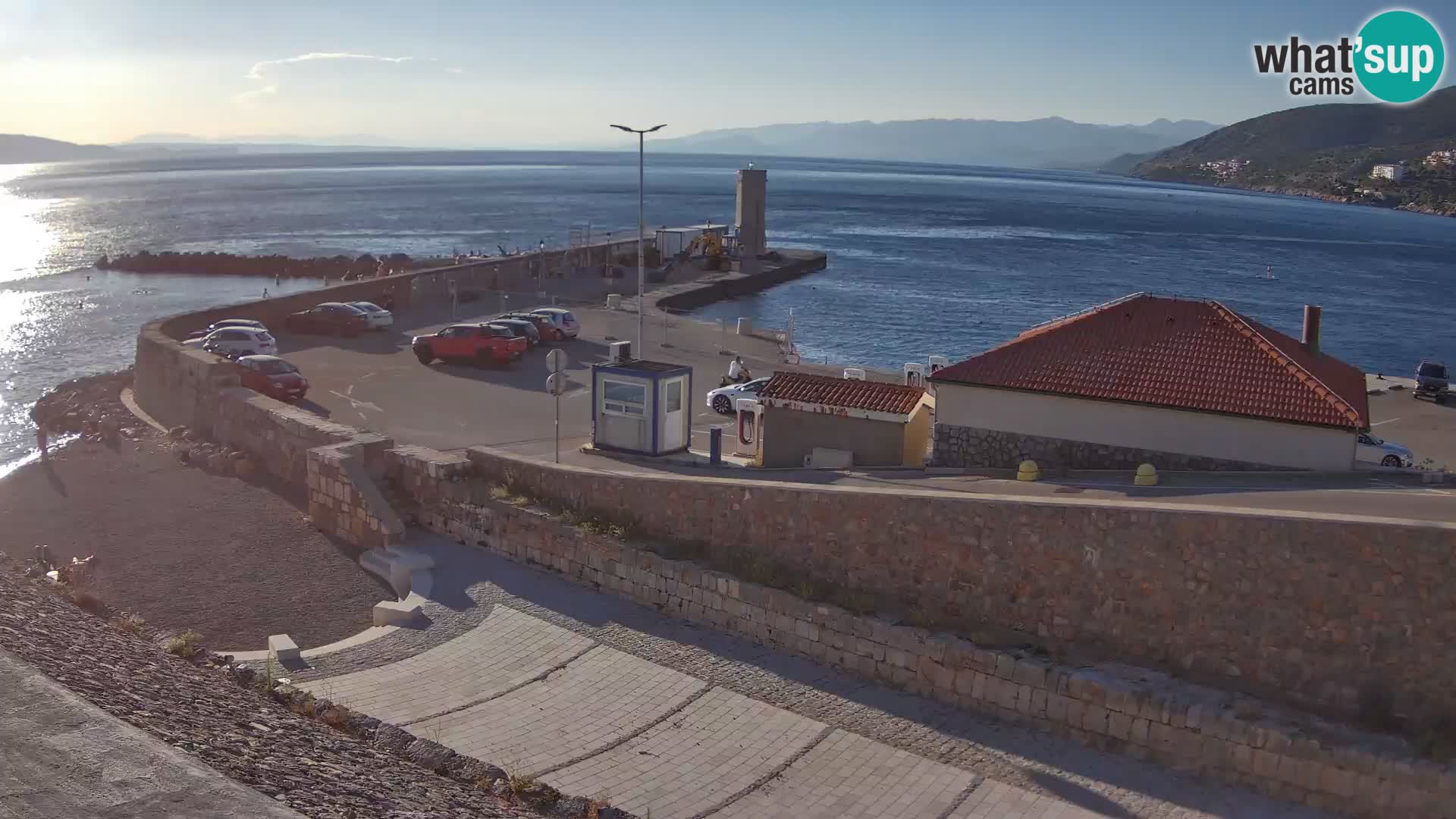 Senj Harbour Webcam – Breakwater & Lighthouse Live View