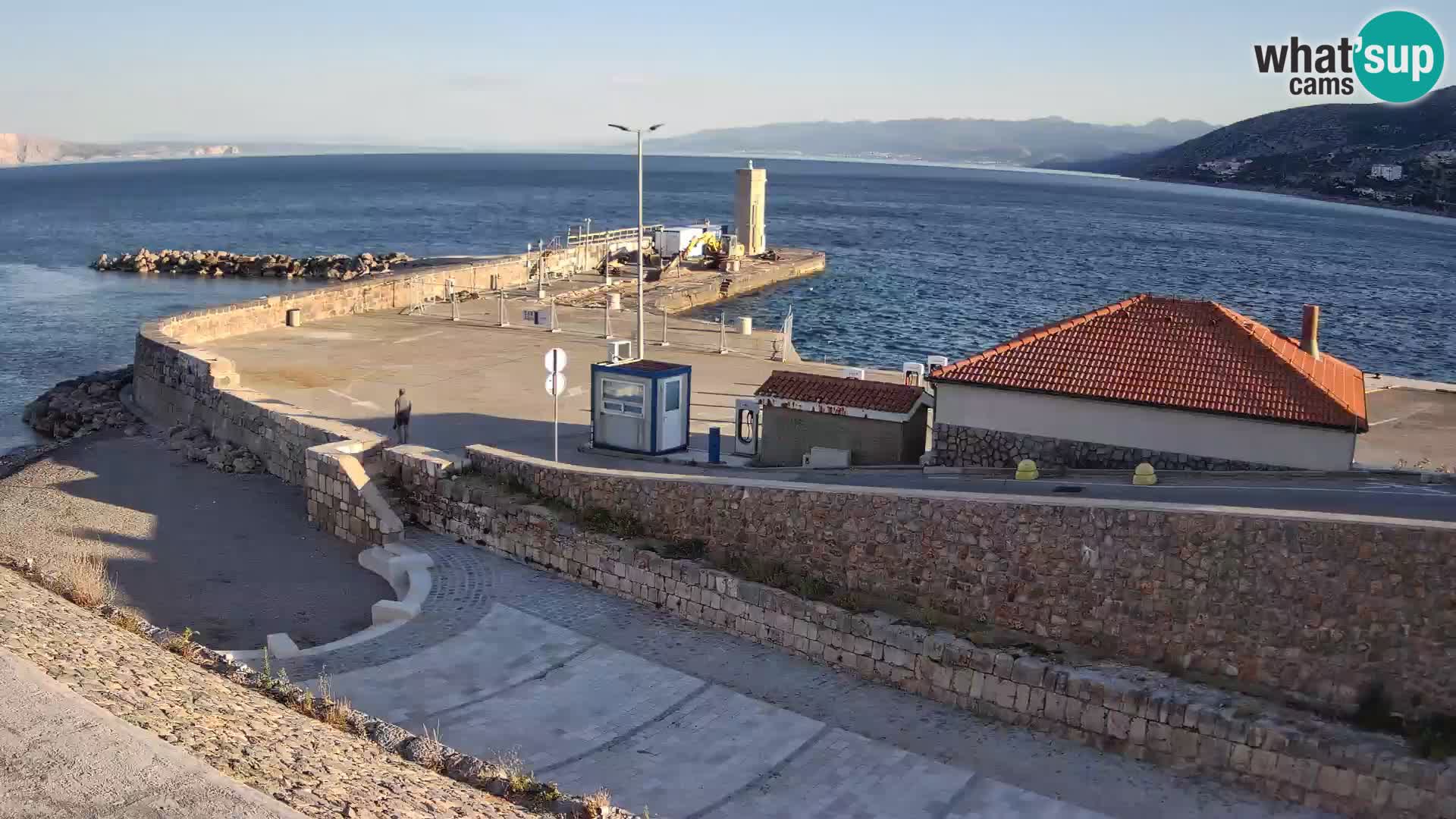 Senj Harbour Webcam – Breakwater & Lighthouse Live View
