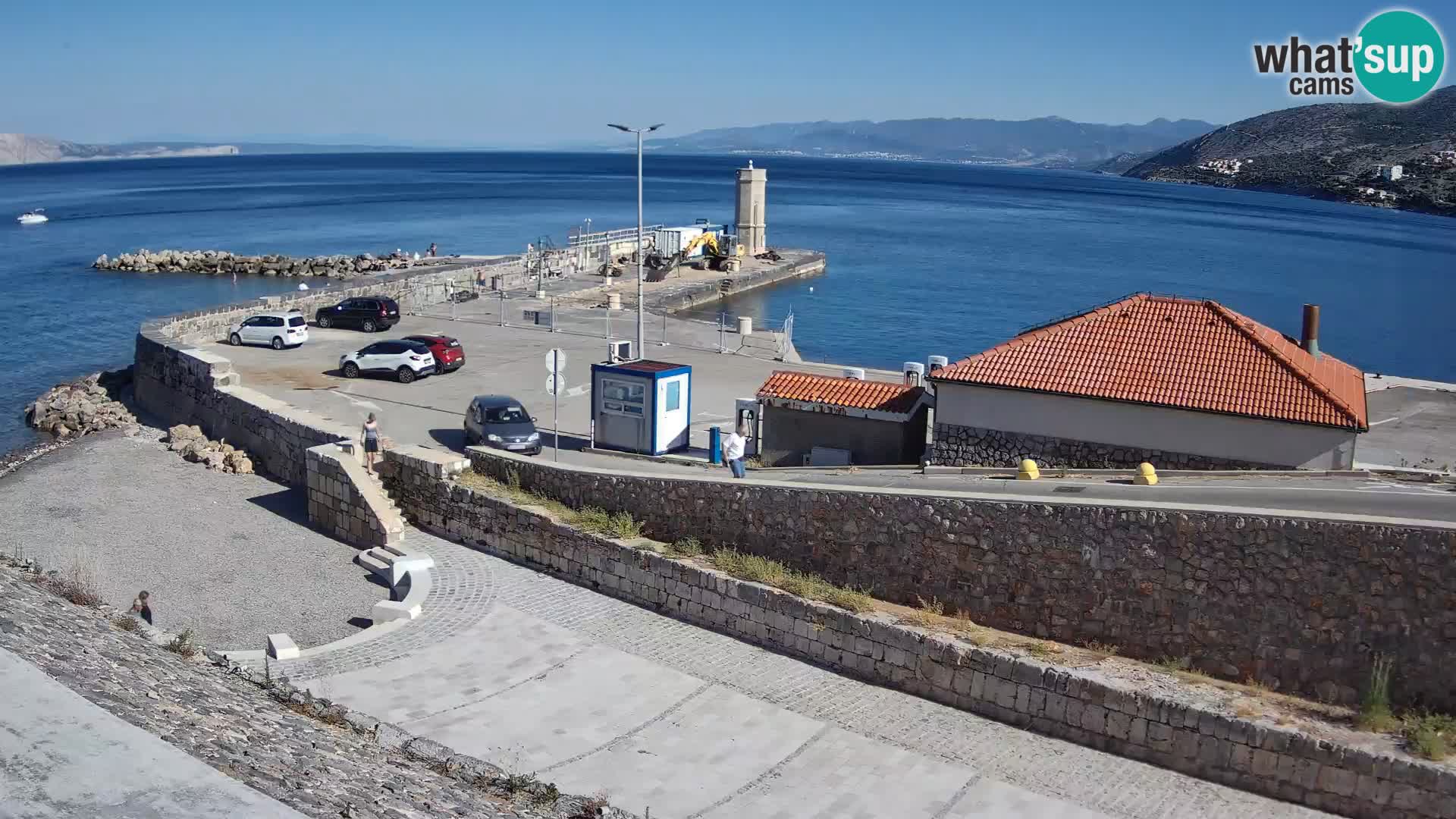 Senj Harbour Webcam – Breakwater & Lighthouse Live View