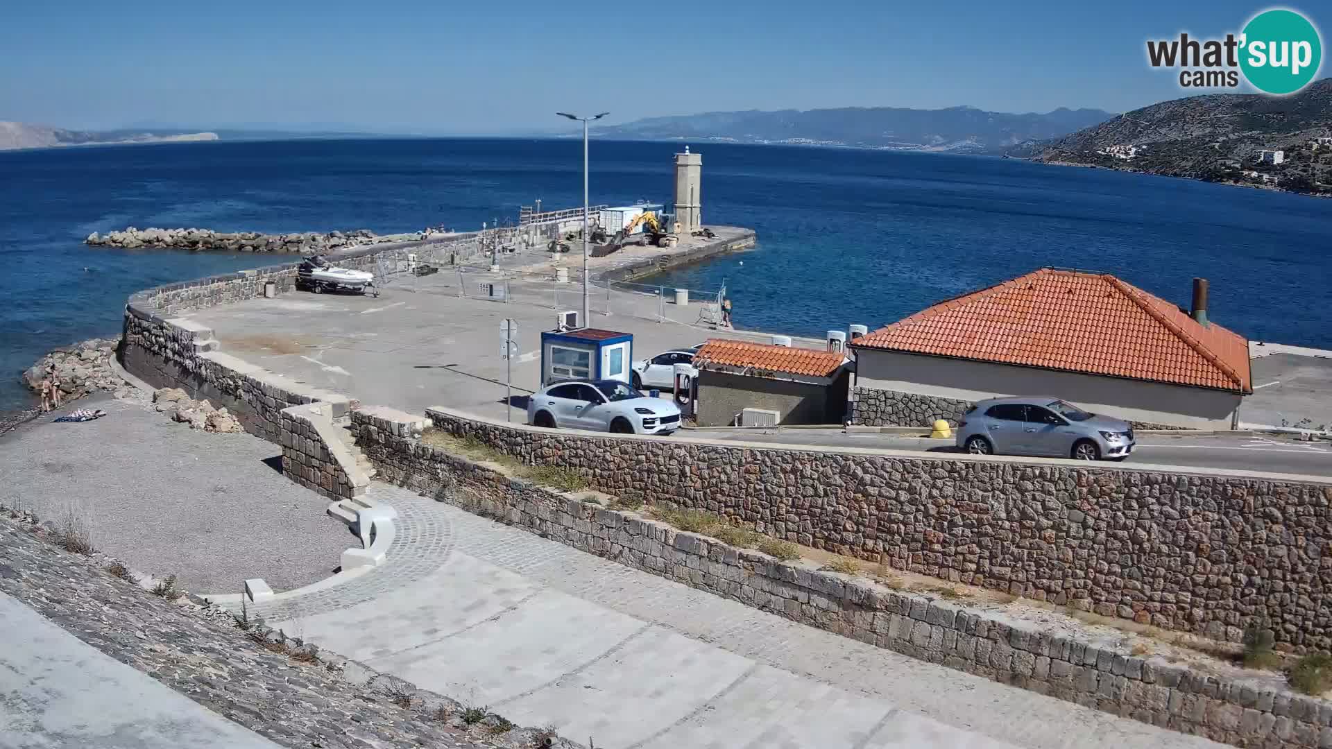 Senj Harbour Webcam – Breakwater & Lighthouse Live View