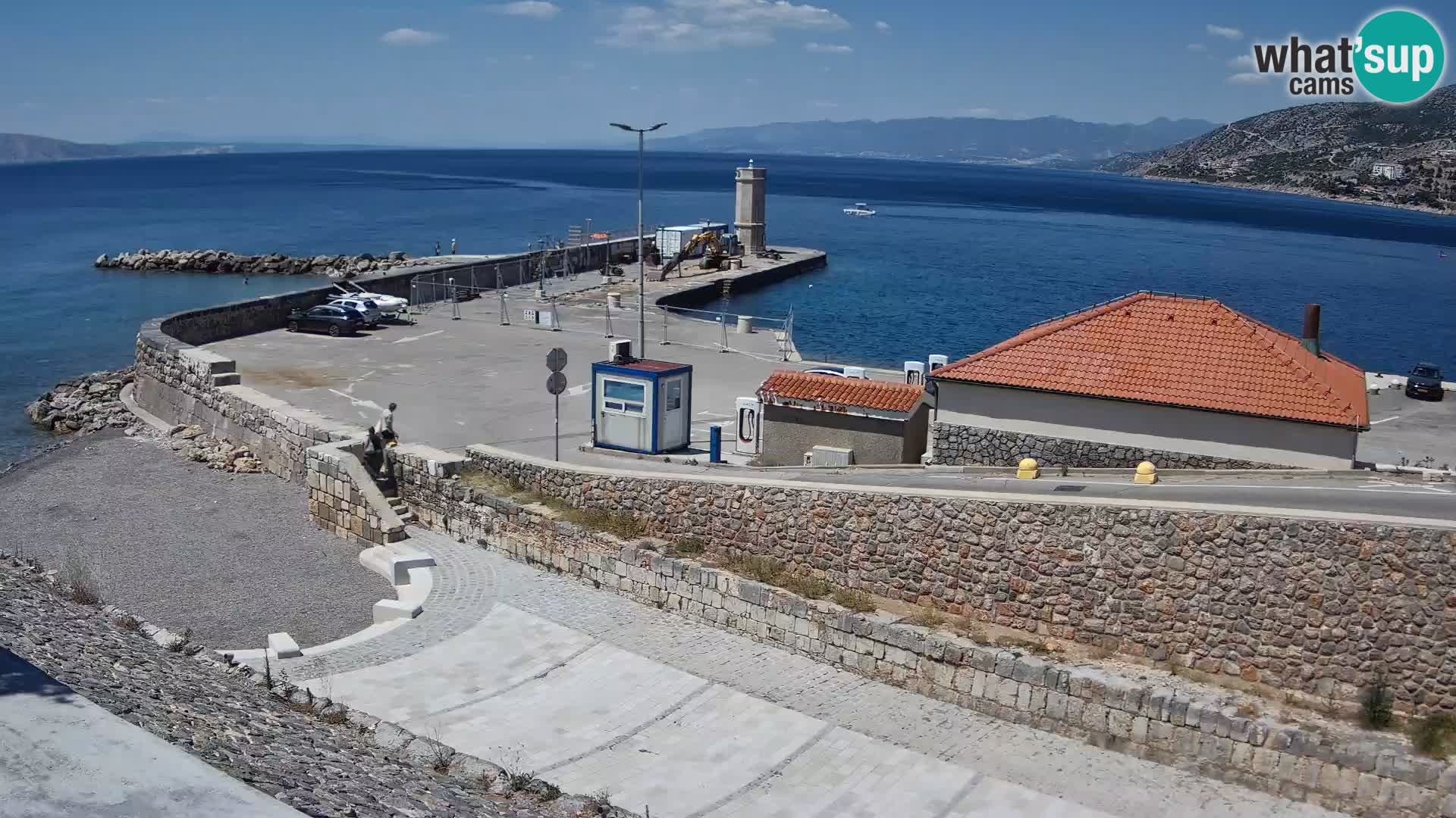 Senj Harbour Webcam – Breakwater & Lighthouse Live View