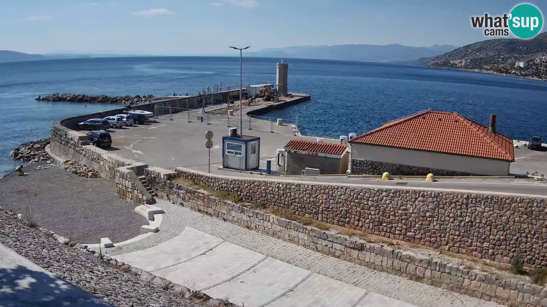 Senj Harbour Webcam – Breakwater & Lighthouse Live View
