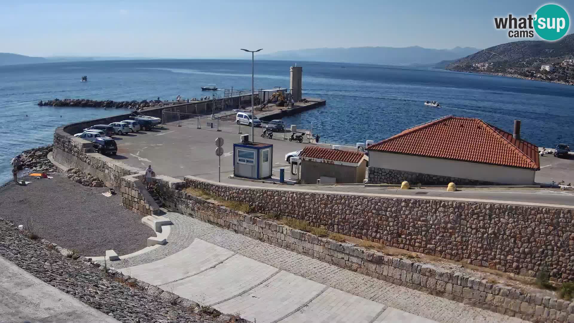Senj Harbour Webcam – Breakwater & Lighthouse Live View