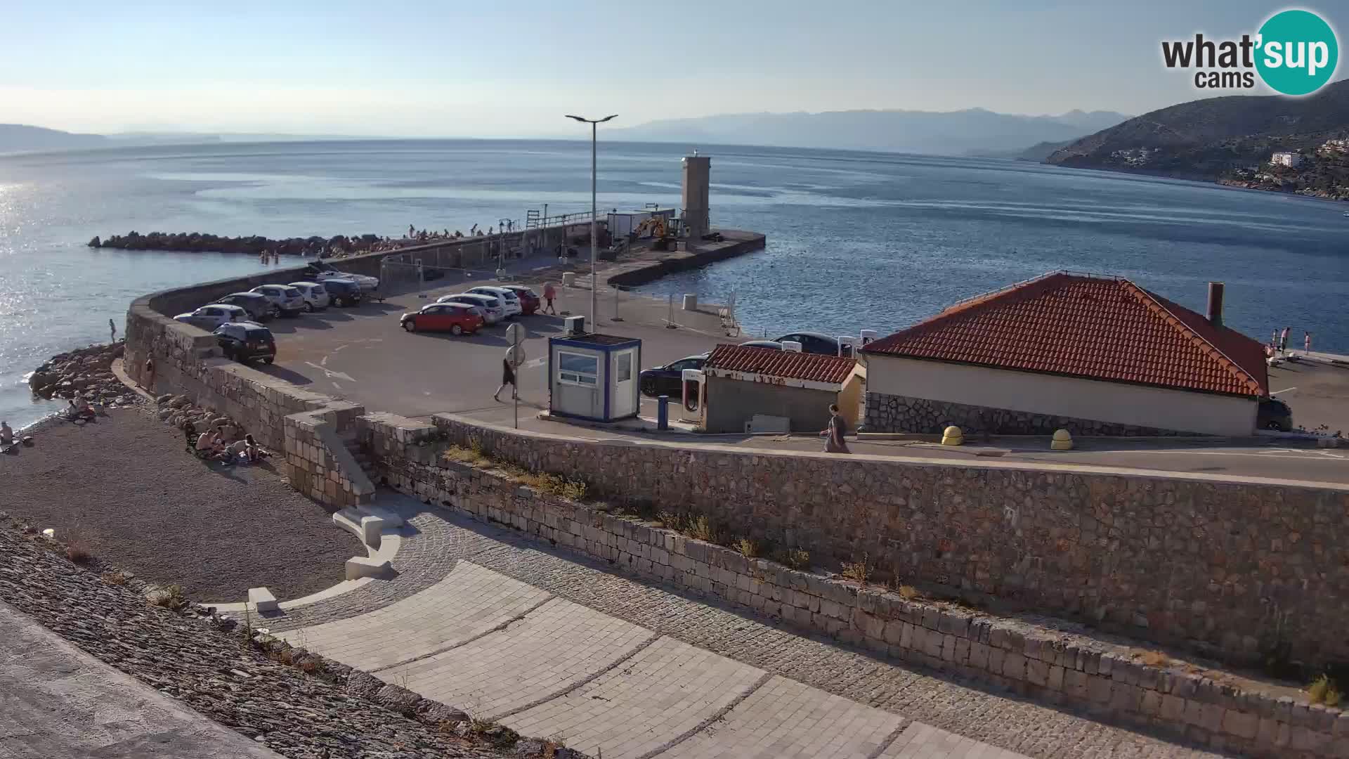 Senj Harbour Webcam – Breakwater & Lighthouse Live View