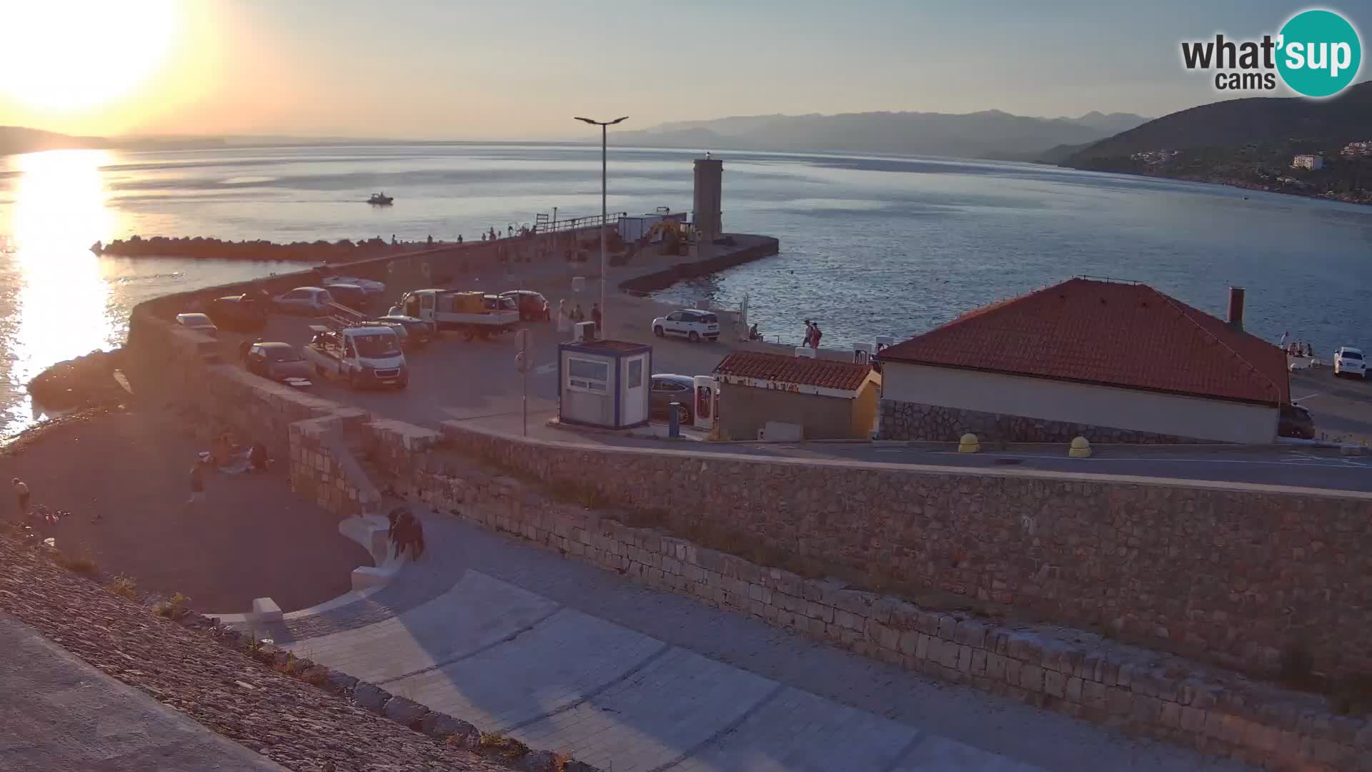 Senj Harbour Webcam – Breakwater & Lighthouse Live View