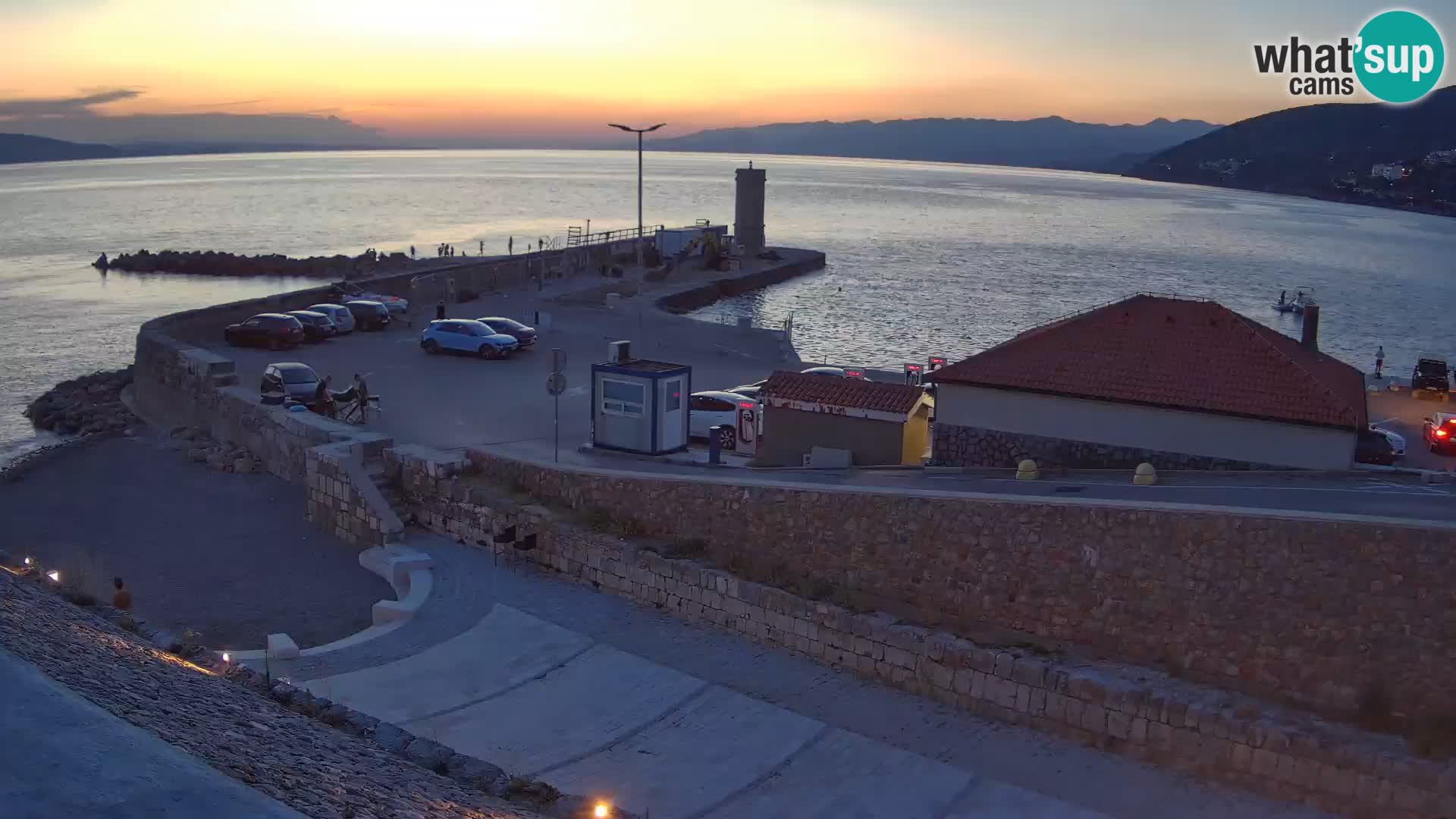 Senj Harbour Webcam – Breakwater & Lighthouse Live View