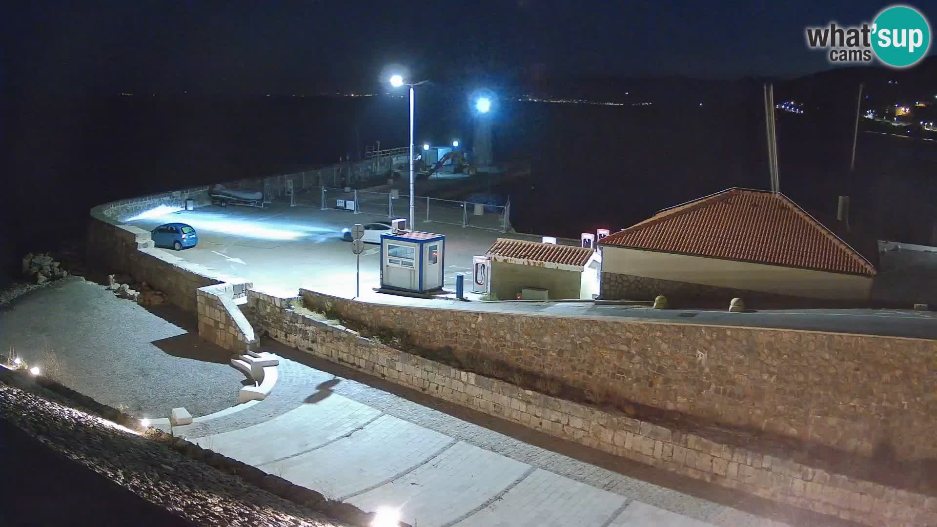 Senj Hafen Webcam – Wellenbrecher & Leuchtturm Liveblick