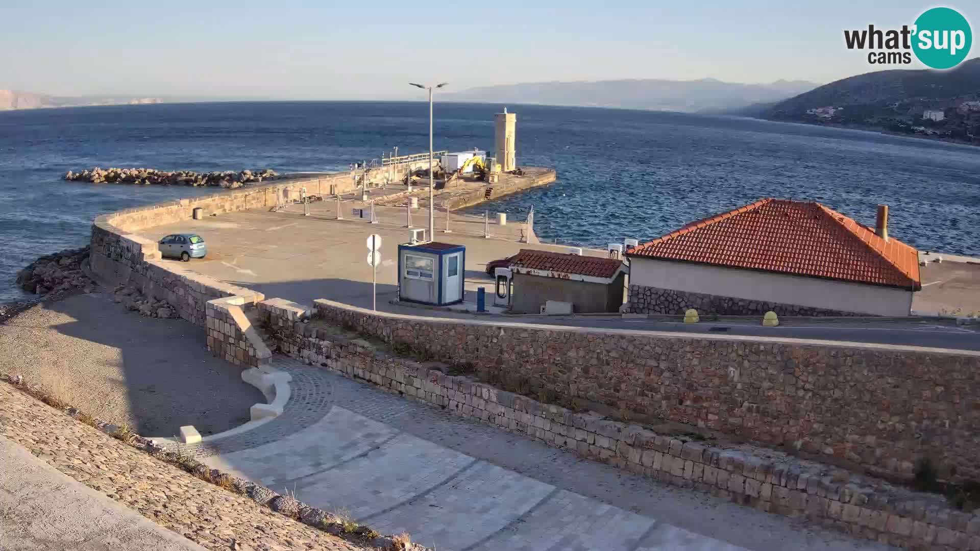Senj Harbour Webcam – Breakwater & Lighthouse Live View