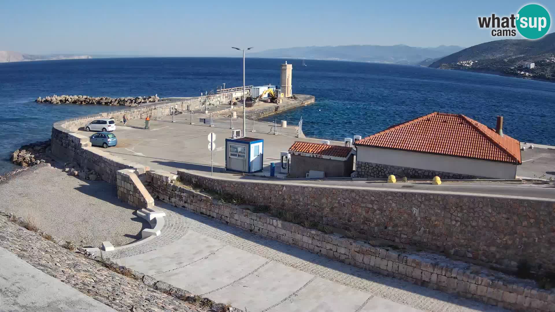 Webcam Porto di Segna – Frangiflutti e Faro in diretta