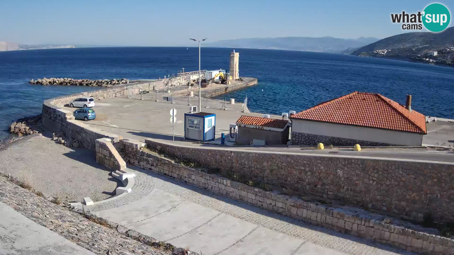 Senj Harbour Webcam – Breakwater & Lighthouse Live View