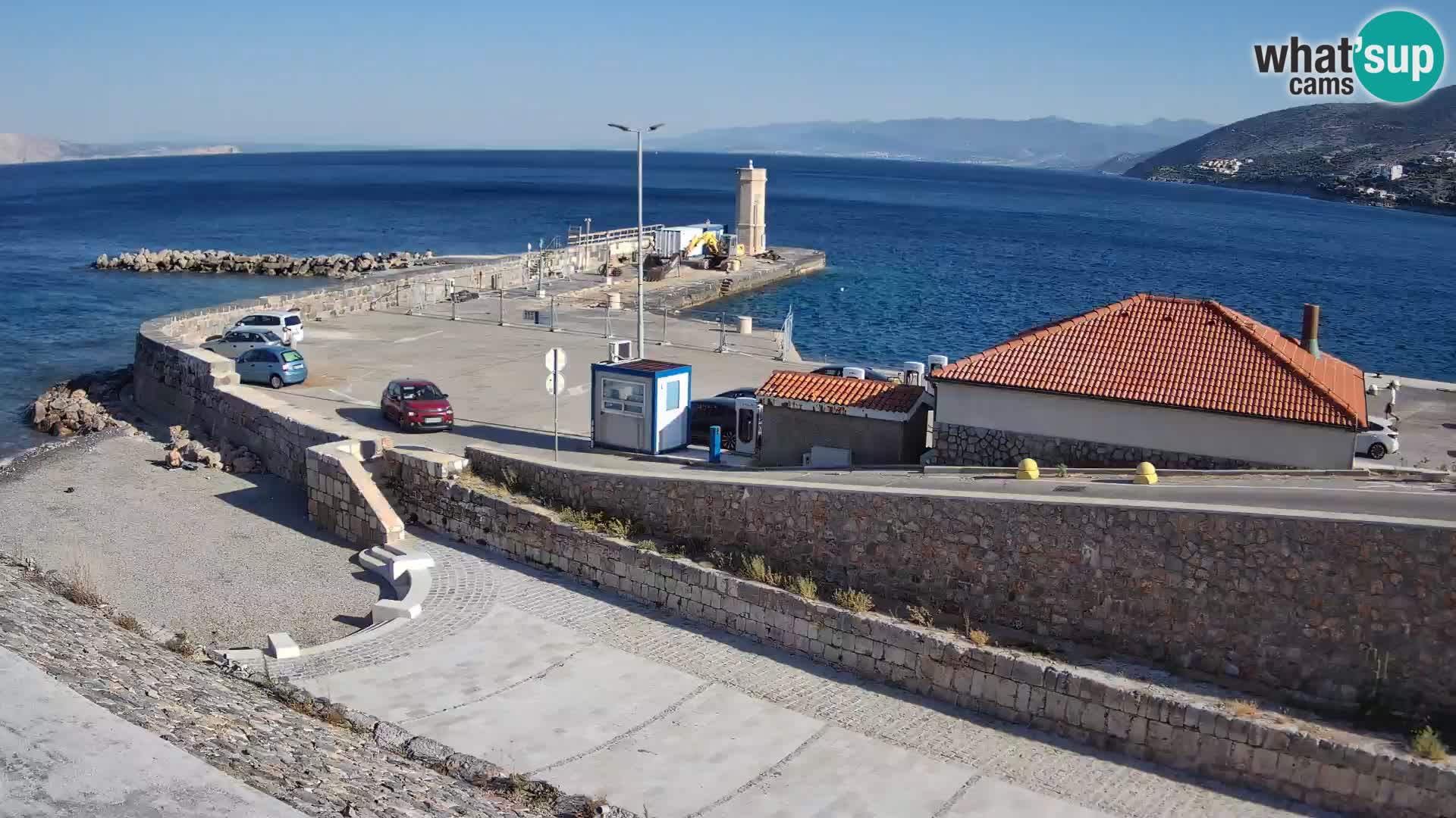 Web kamera Senj luka – Lukobran i svjetionik uživo