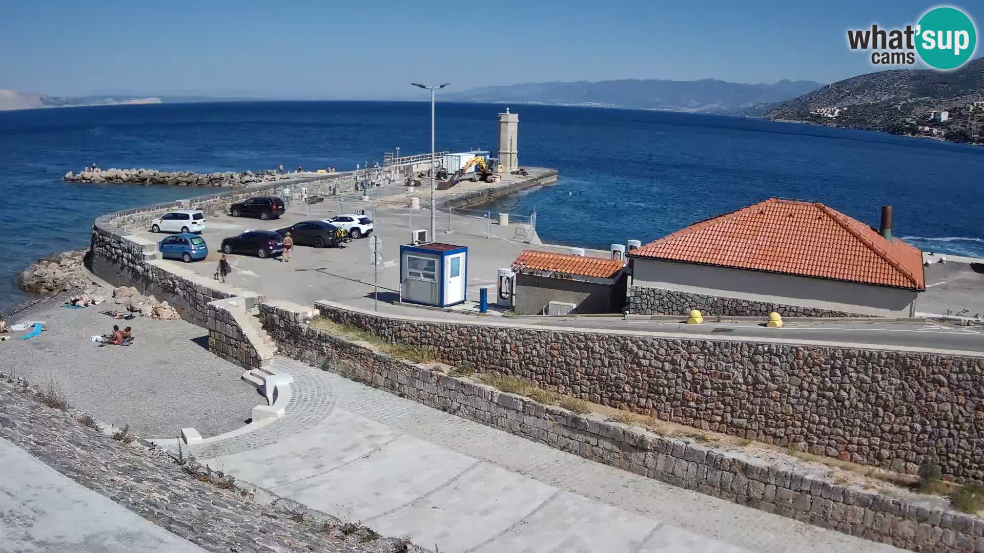 Web kamera Senj luka – Lukobran i svjetionik uživo