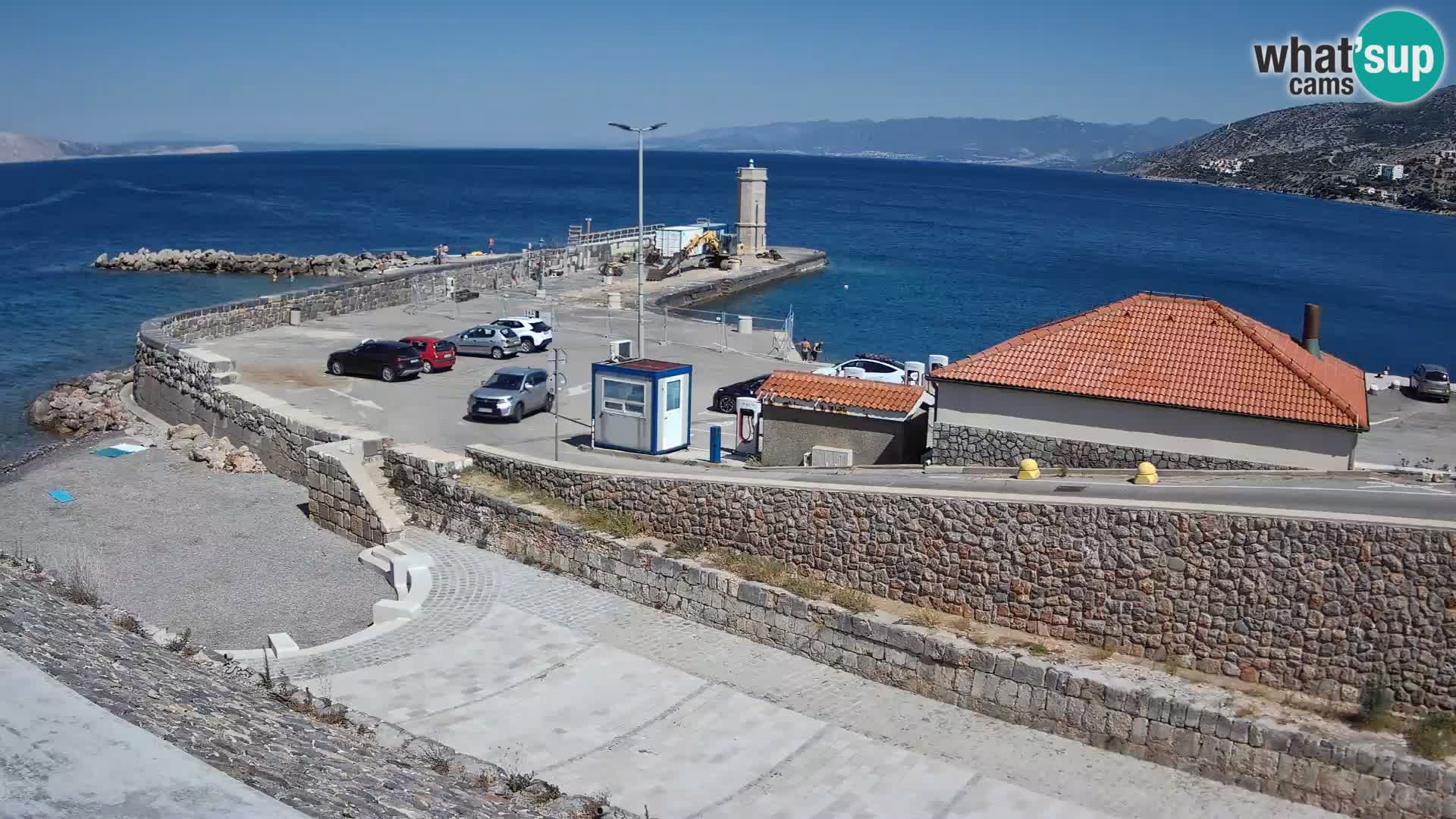 Senj Harbour Webcam – Breakwater & Lighthouse Live View