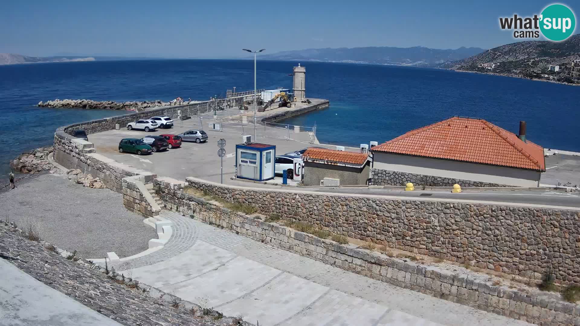 Web kamera Senj luka – Lukobran i svjetionik uživo