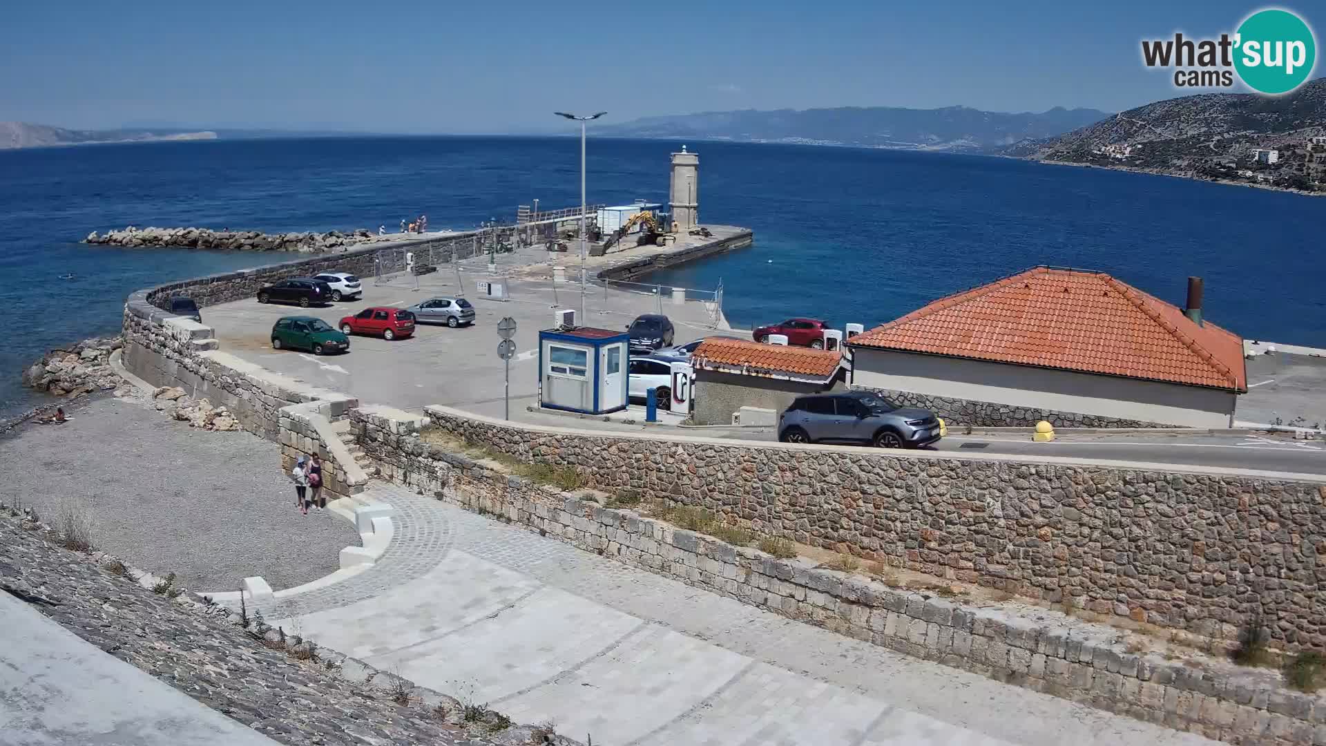 Webcam Porto di Segna – Frangiflutti e Faro in diretta