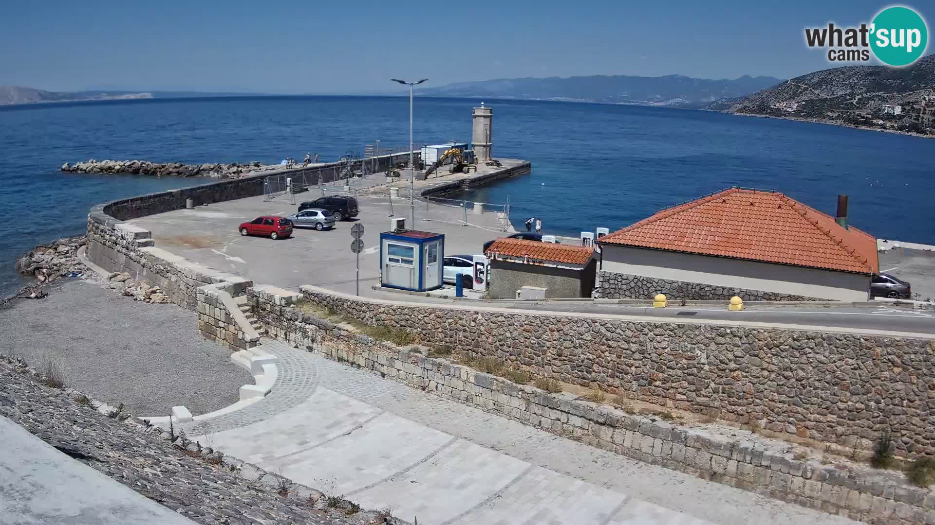 Senj Harbour Webcam – Breakwater & Lighthouse Live View