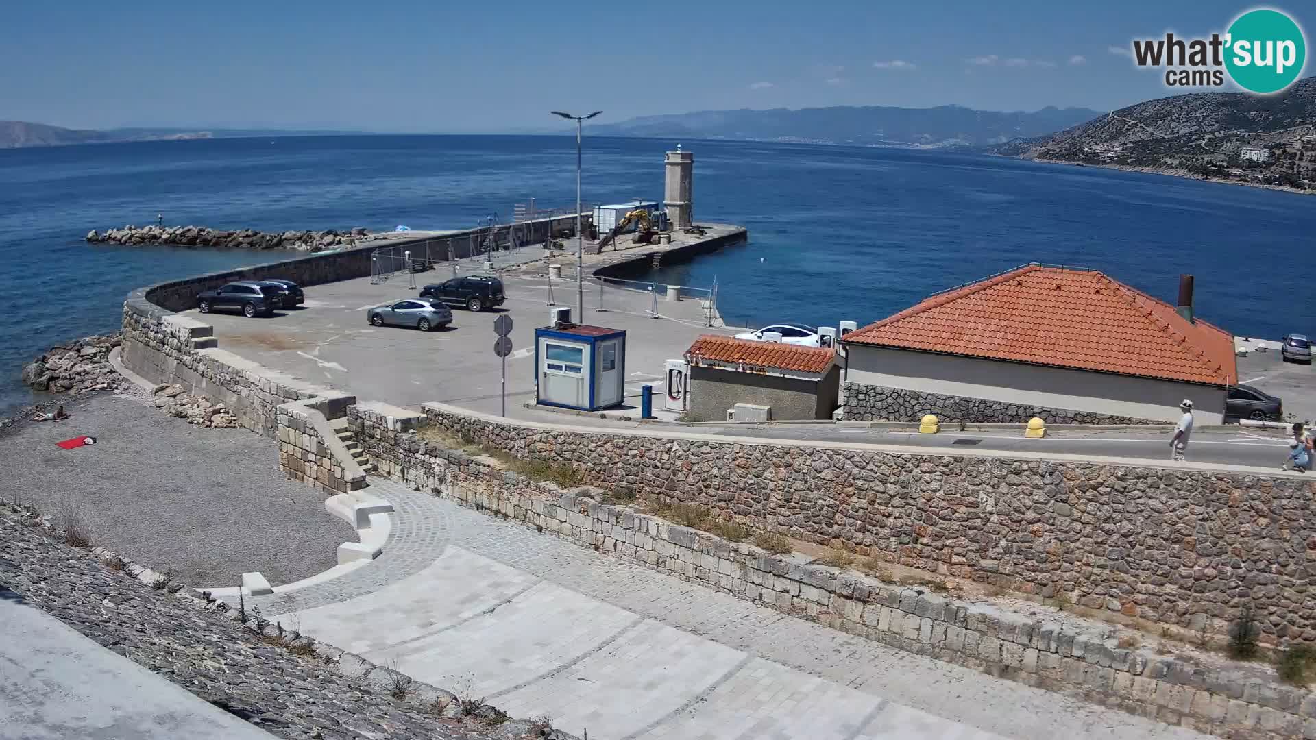 Webcam Porto di Segna – Frangiflutti e Faro in diretta